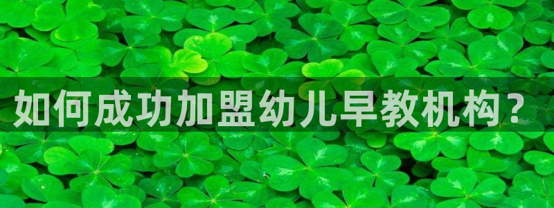 天顺娱乐驹 66 6：如何成功加盟幼儿早教机构？