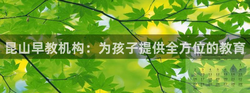 天顺娱乐 官网：昆山早教机构：为孩子提供全方位的教育