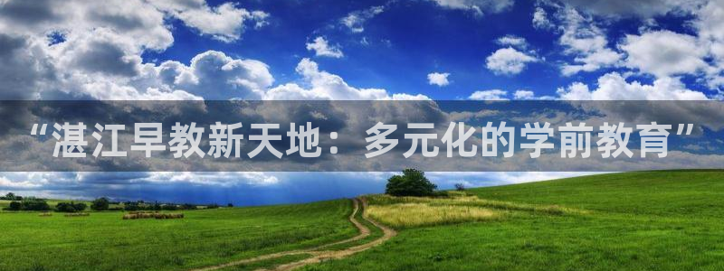 天顺娱乐负责人矛动p29999：“湛江早教新天地：多元化的学前教育”
