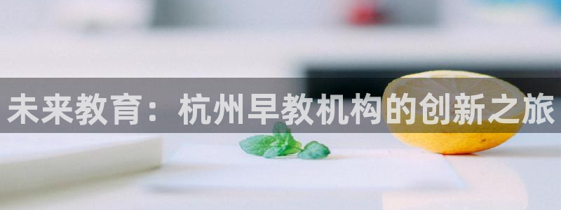 天顺娱乐佹冟p官22650：未来教育：杭州早教机构的创新之旅