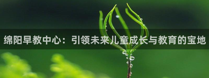 天顺娱乐是什么：绵阳早教中心：引领未来儿童成长与教育的宝地