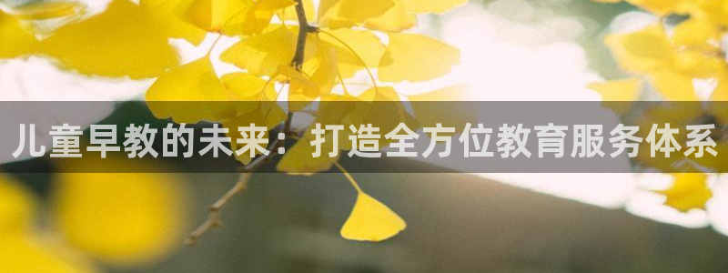 天顺娱乐曝70 48扣：儿童早教的未来：打造全方位教育服务体系