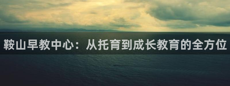 天顺娱乐丩金手指专业4：鞍山早教中心：从托育到成长教育的全方位