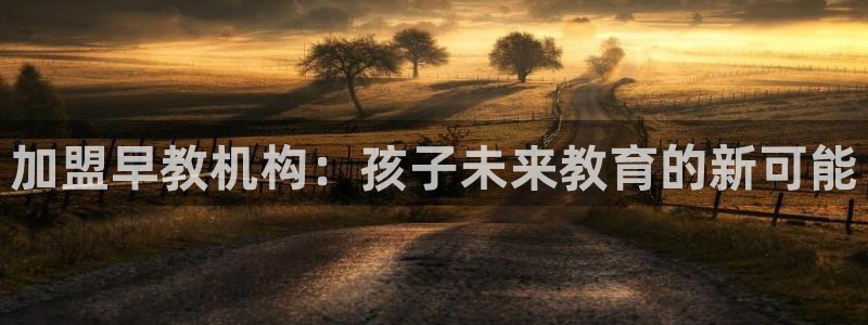 天顺娱乐平台注册登录：加盟早教机构：孩子未来教育的新可能